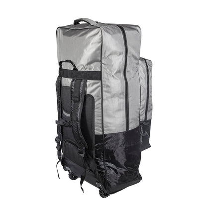Back of the FatStick Wheeled Storage Bag Backpack, showing comfortable shoulder straps and padding.